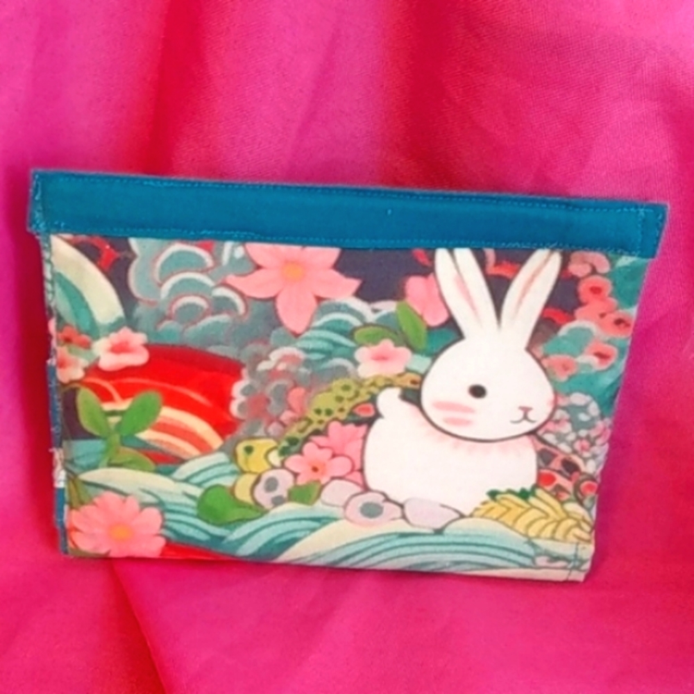 Cute Rabbit Anime Wave pouch